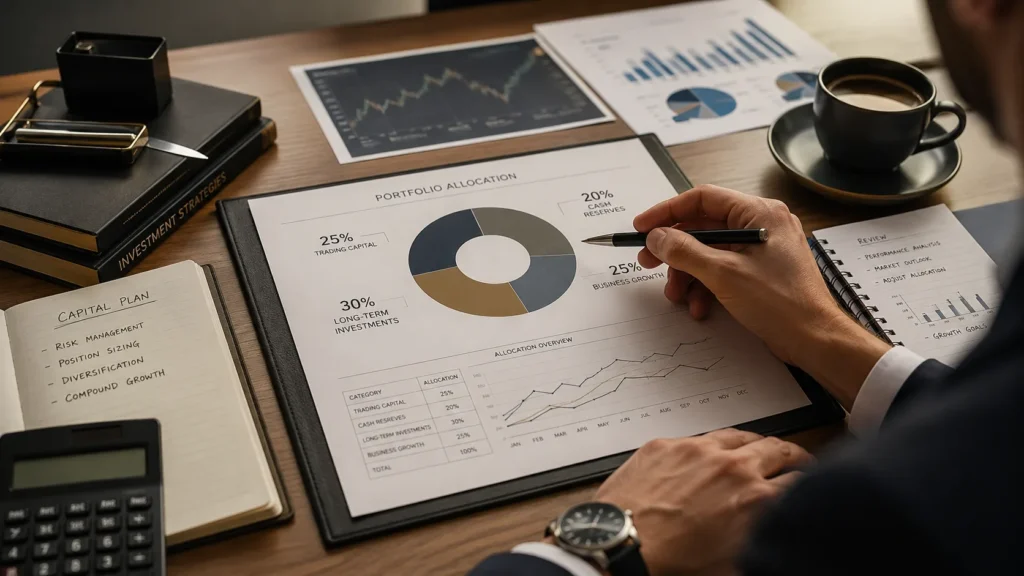 Capital allocation framework for retail traders and wealth building