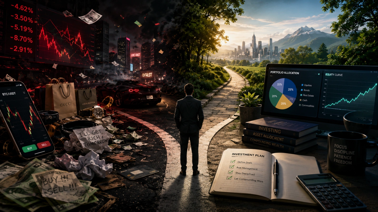 Building wealth through structured trading and capital allocation