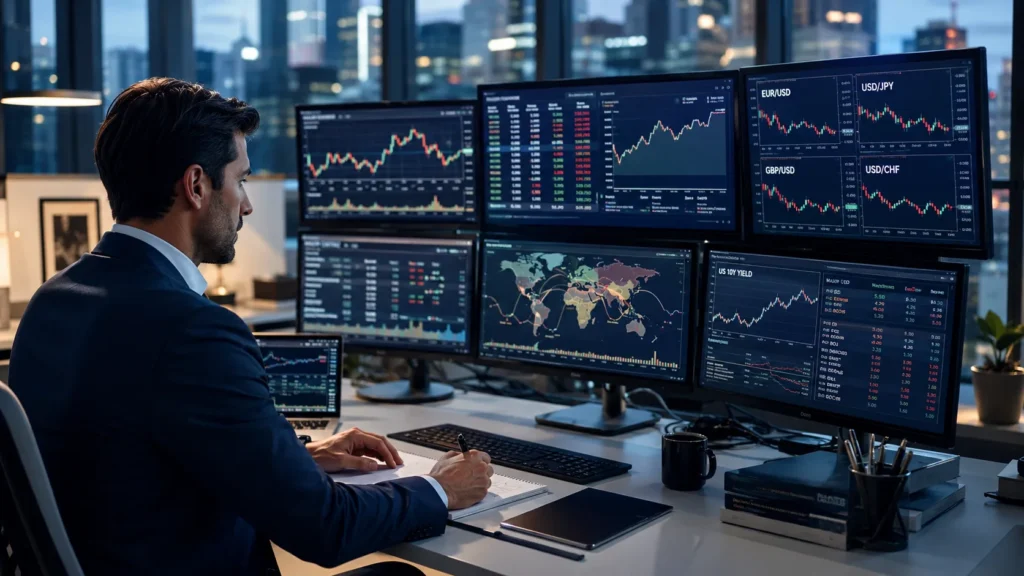 Forex trading explained through macro forces and currency pair movement