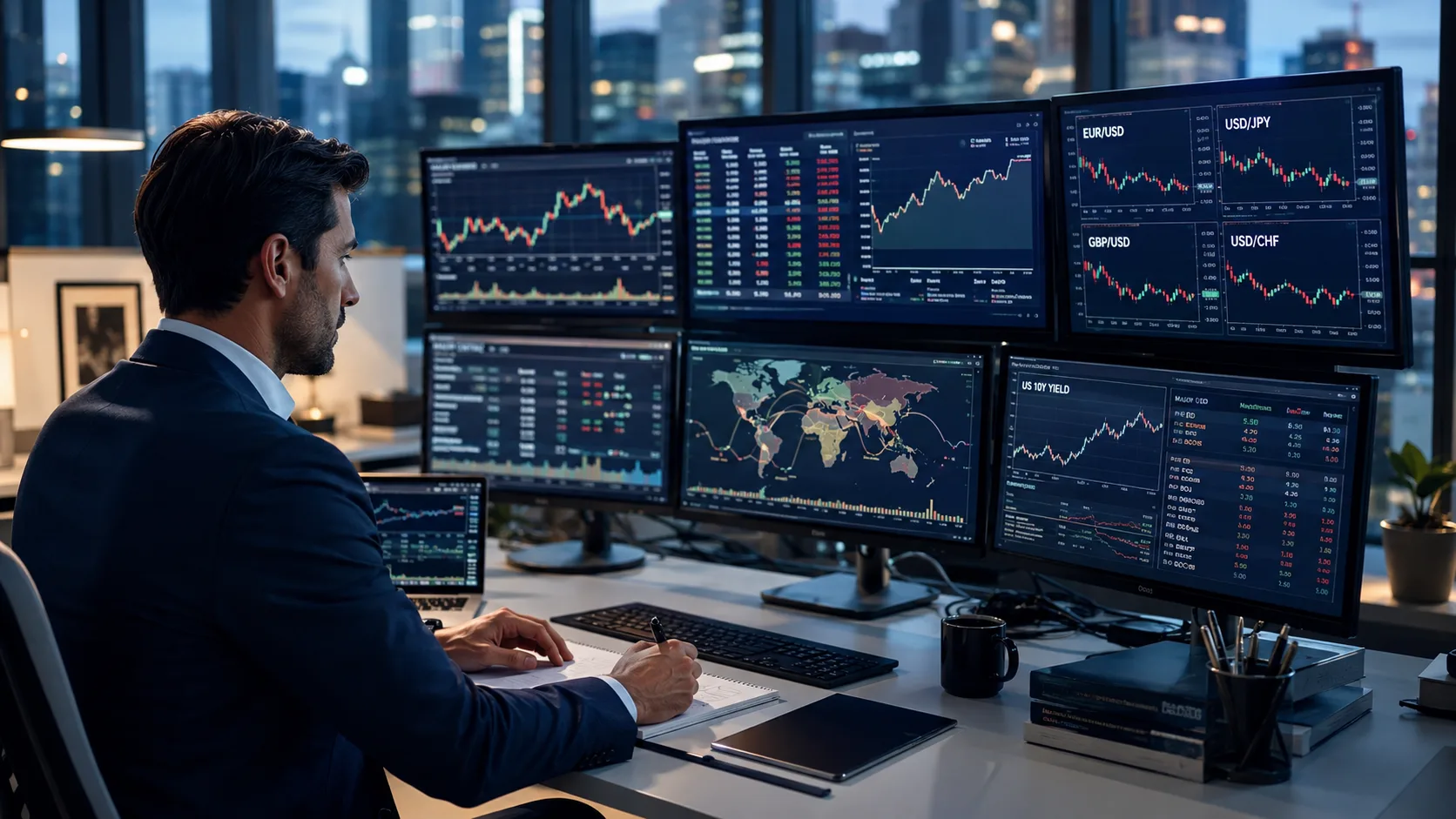 Forex trading explained through macro forces and currency pair movement