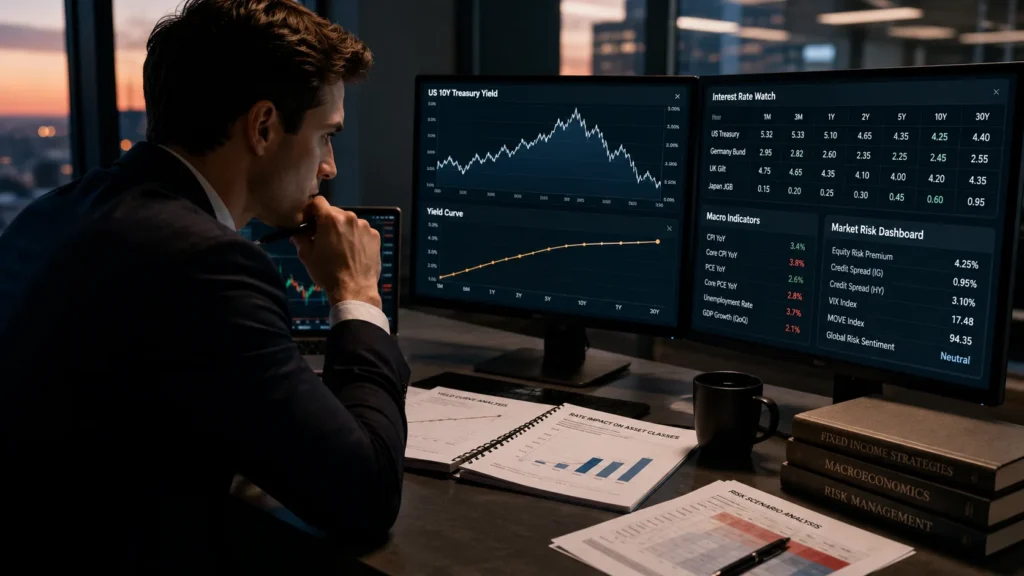 Interest rates used to understand market risk and stock allocation
