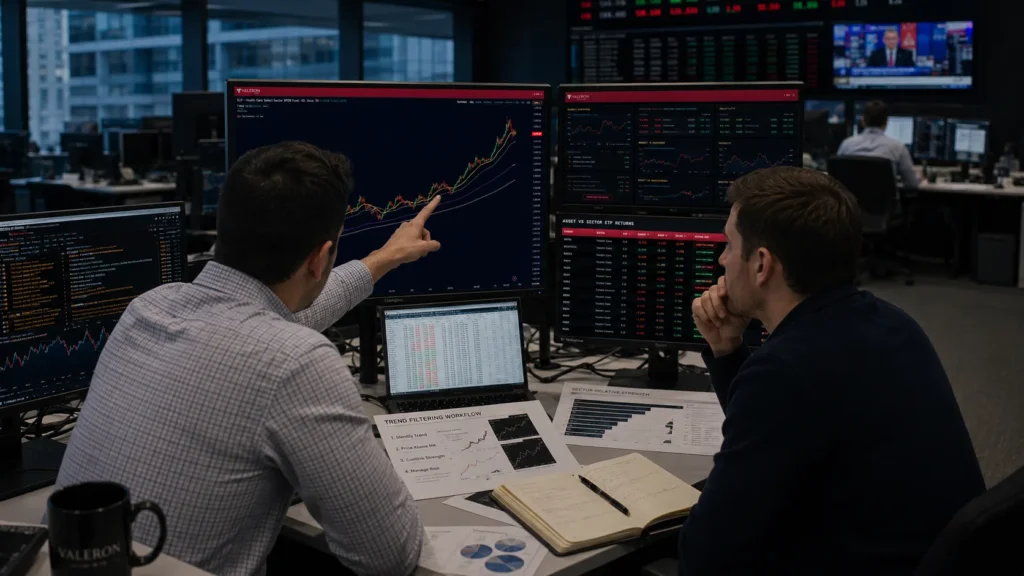 Moving averages for stock trend filtering on professional stock charts