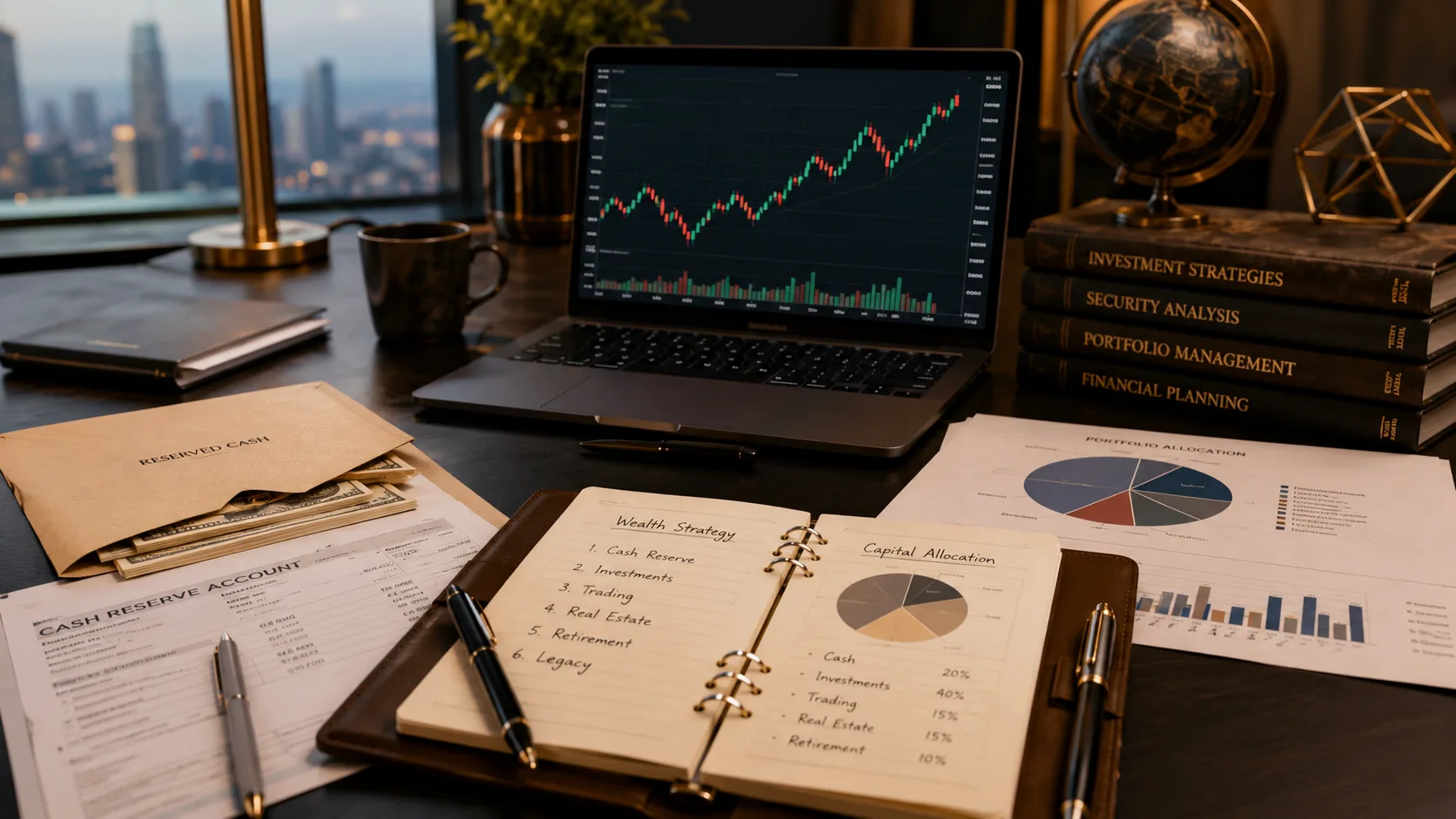 Bigger wealth strategy using trading as one capital engine