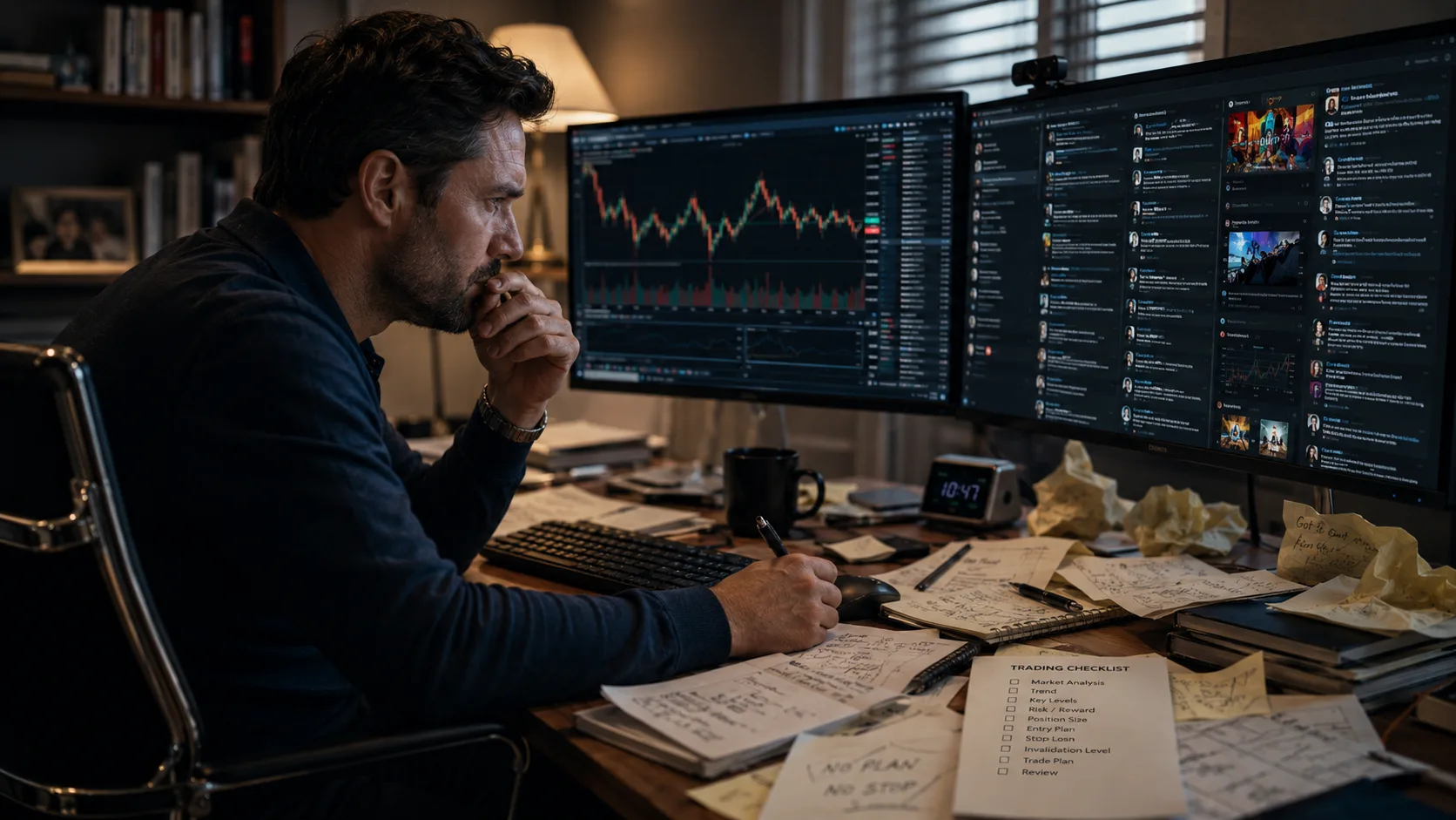 Why most traders lose before entering the market