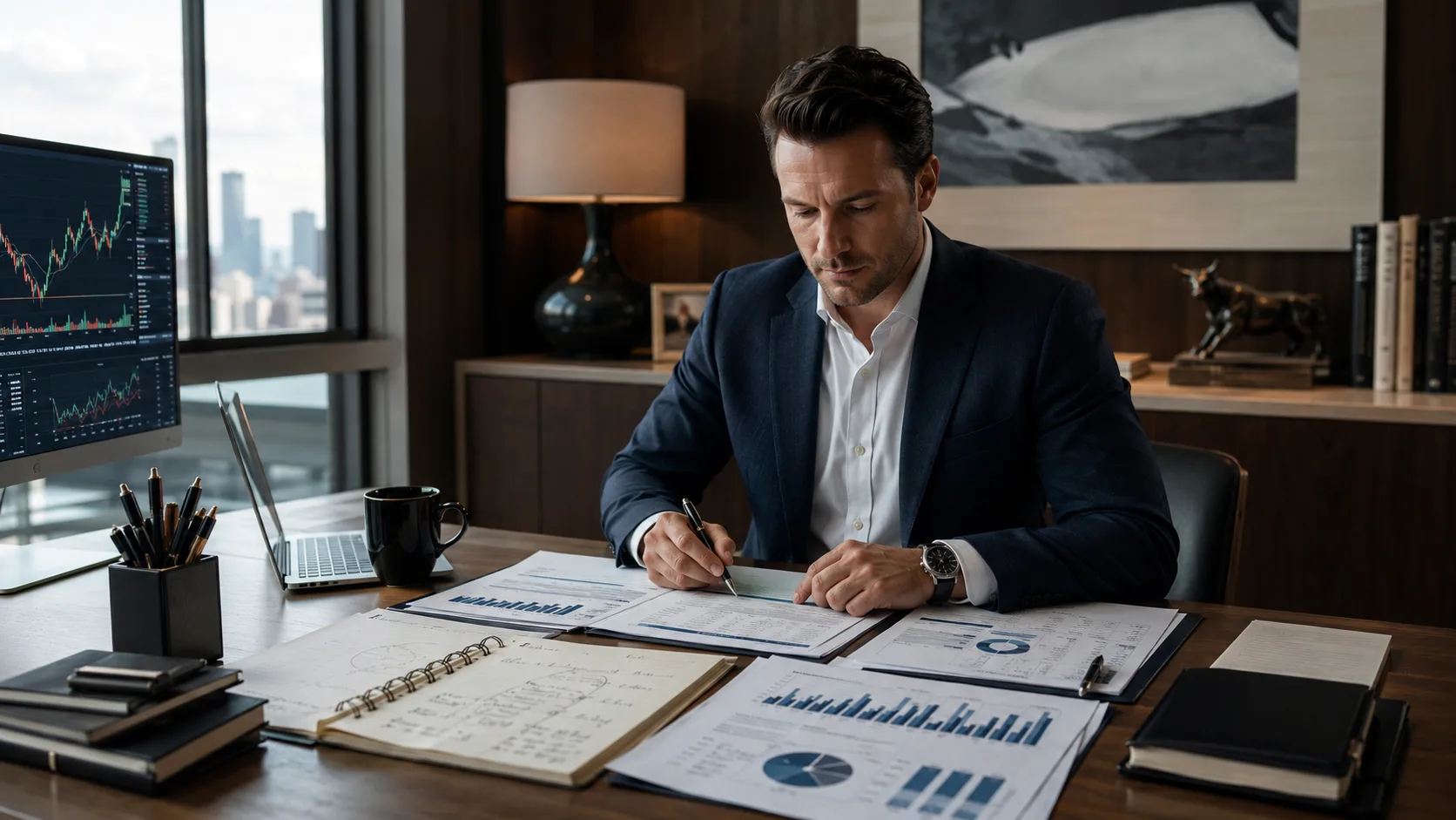 Wealth requires patience aggression and risk control
